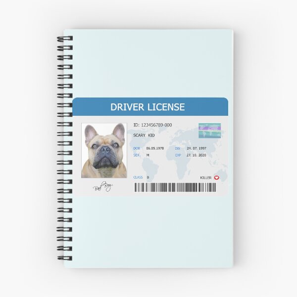 Item preview, Driver license for dog  designed and sold by taritante.