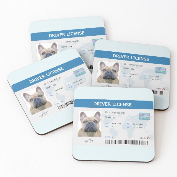 Item preview, Driver license for dog  designed and sold by taritante.