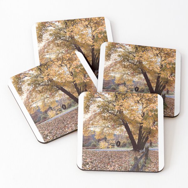 Item preview, Tire swing in Autumn designed and sold by Paintingladycat.