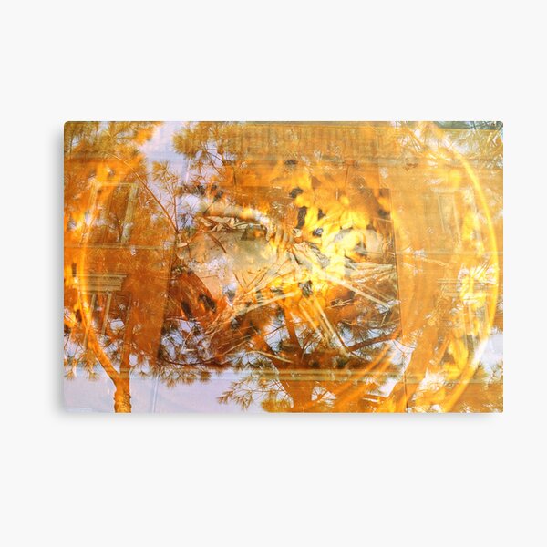 golden circle Metal Print