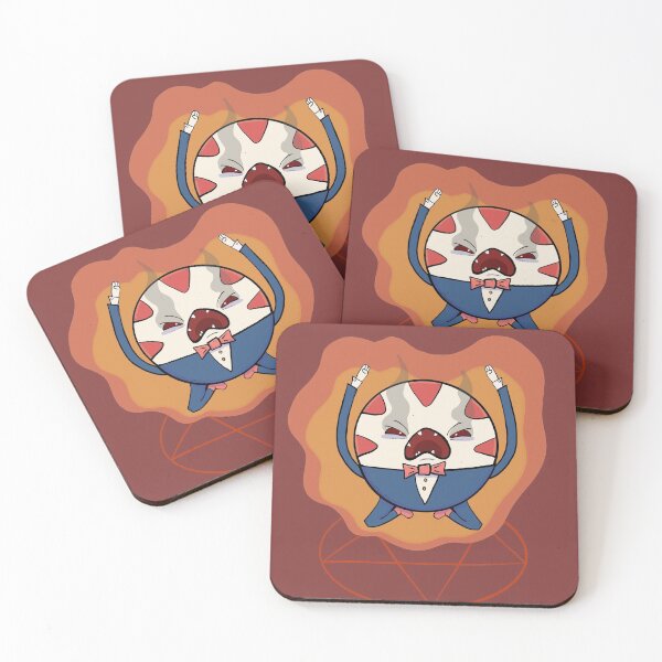 Peppermint Butler Coasters (Set of 4)