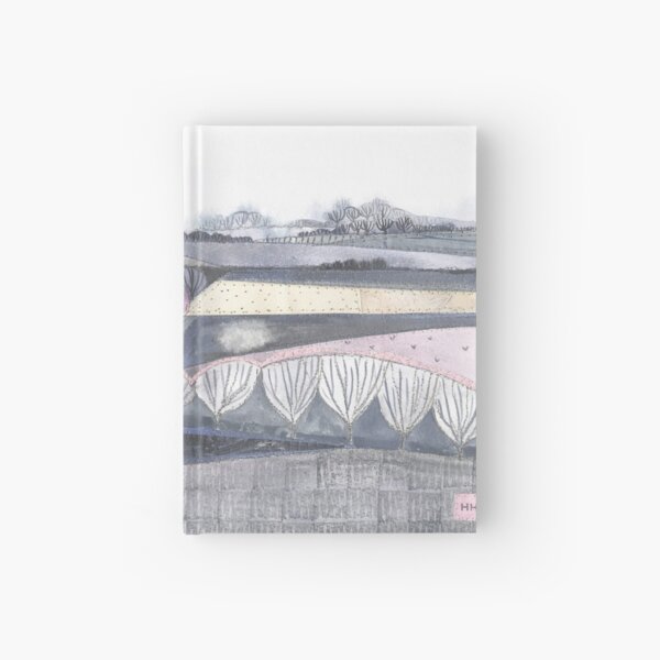 Spring Sunrise Pink Landscape Hardcover Journal