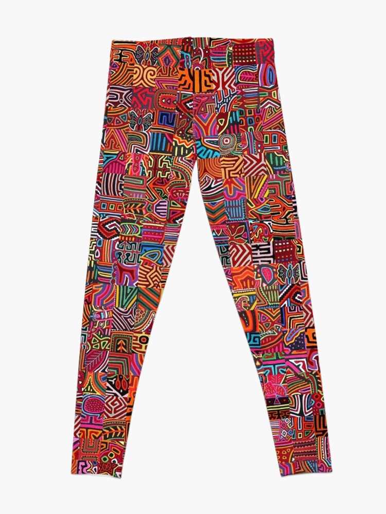 Thumbnail 4 of 5, Leggings, Molas designed and sold by Montage-Madness.