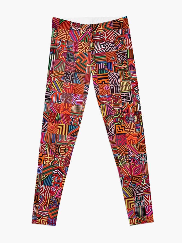 Thumbnail 3 of 5, Leggings, Molas designed and sold by Montage-Madness.