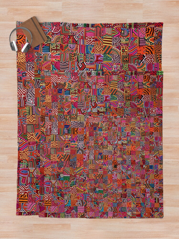 Alternate view of Molas Throw Blanket
