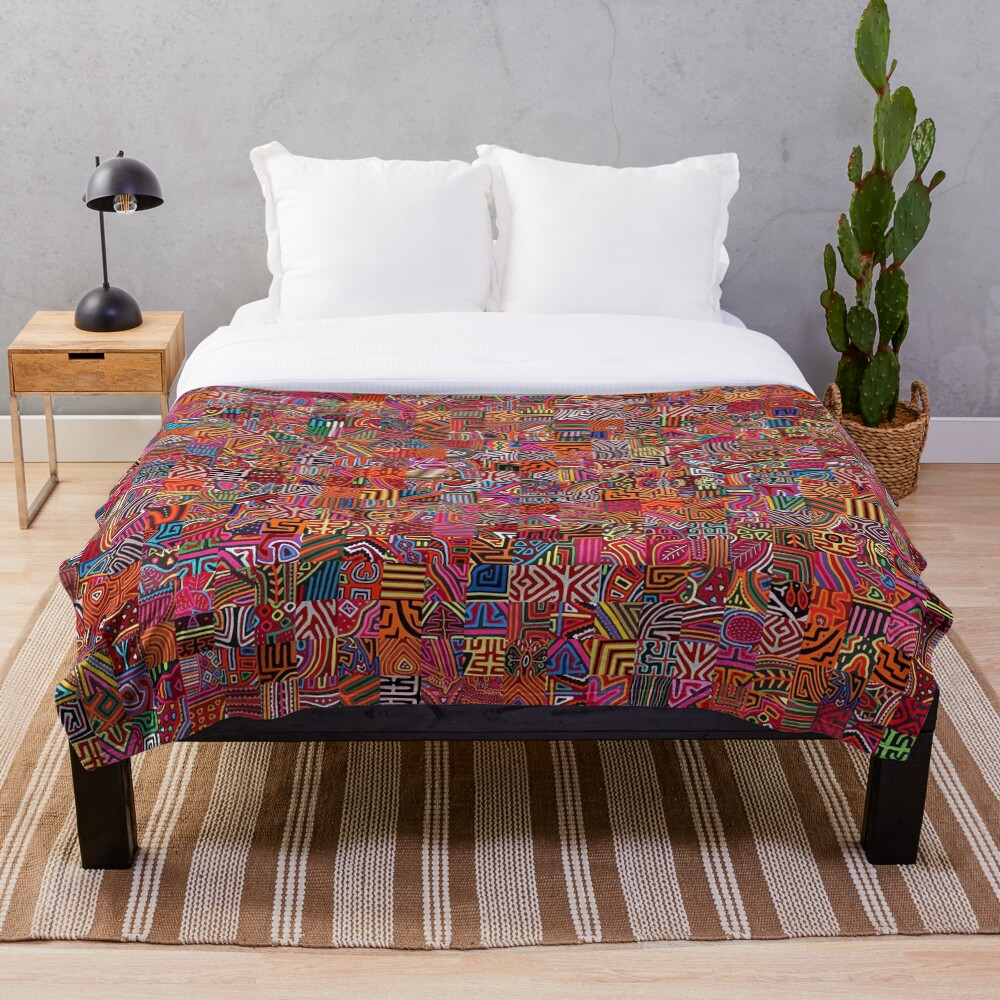 Molas Throw Blanket