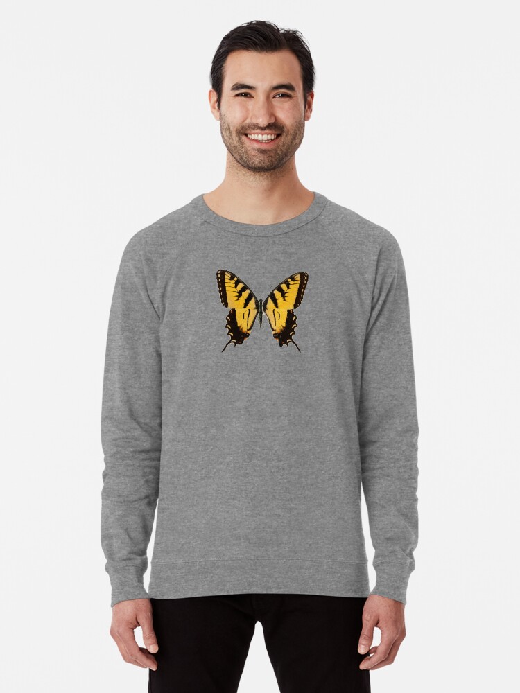 Yellow butterfly sweatshirt best sale