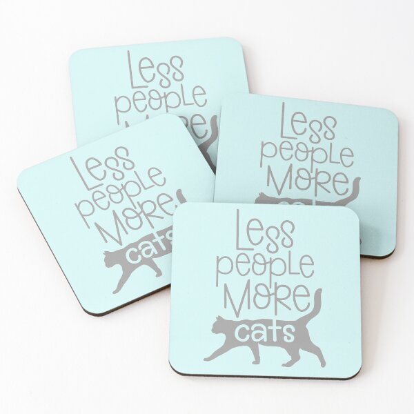 Item preview, Less People More Cats designed and sold by starsdesigns.