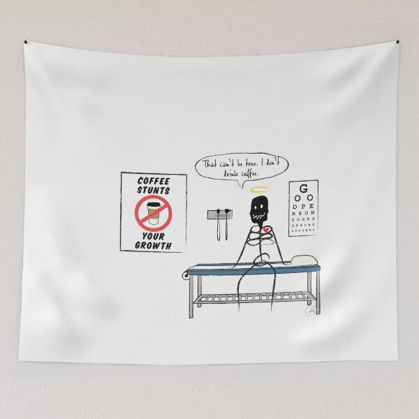 Item preview, The "coffee stunts your growth" Winston designed and sold by Carly Jennion.