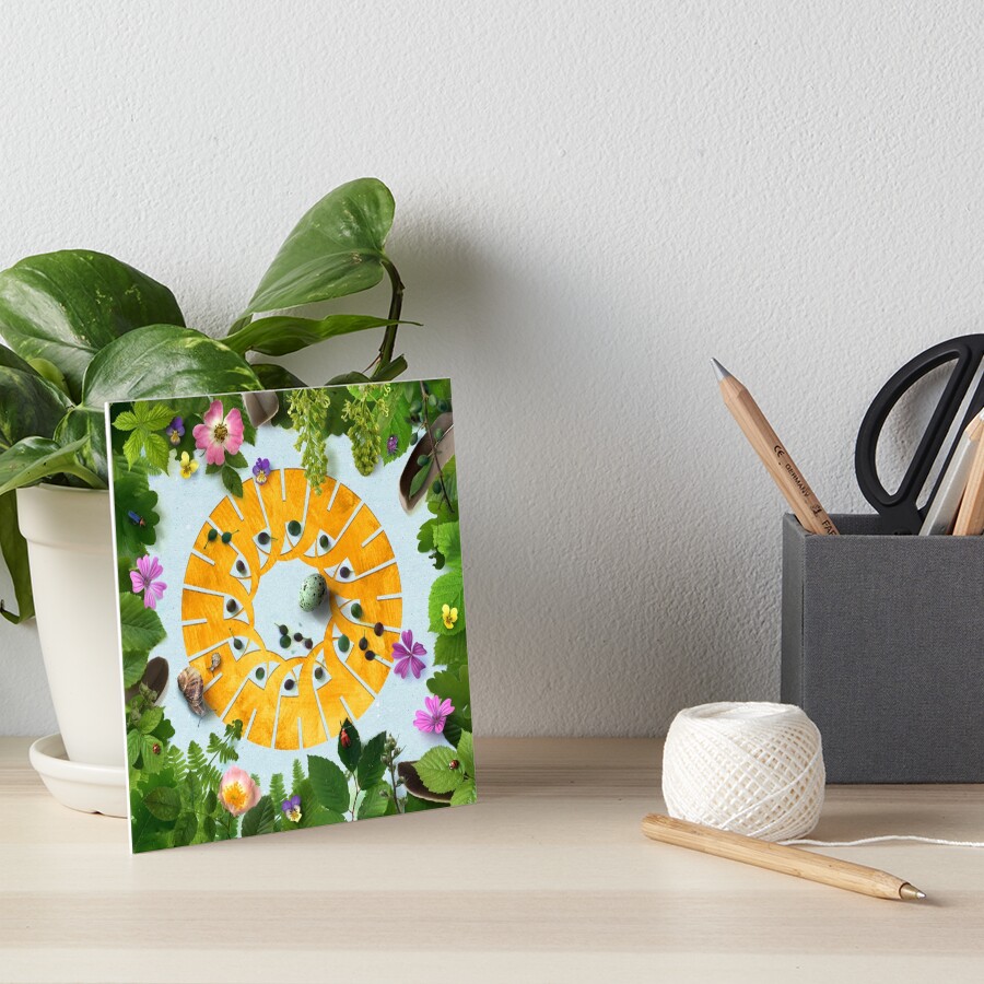 Item preview, Art Board Print designed and sold by majnouna.