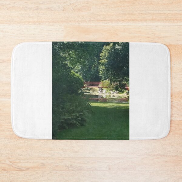 Item preview, Red Bridge on a Summer Day designed and sold by melzie3.