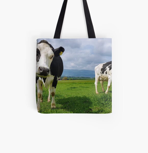Cows All Over Print Tote Bag