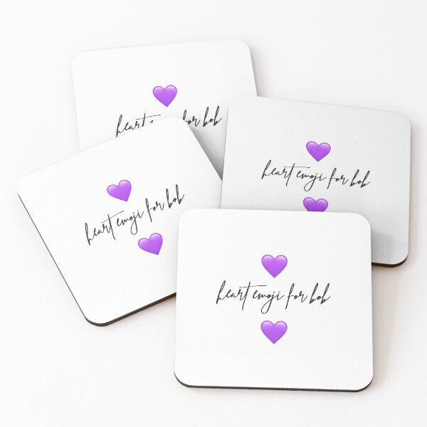 Item preview, Heart Emoji For Bob (black text) designed and sold by rynbower.