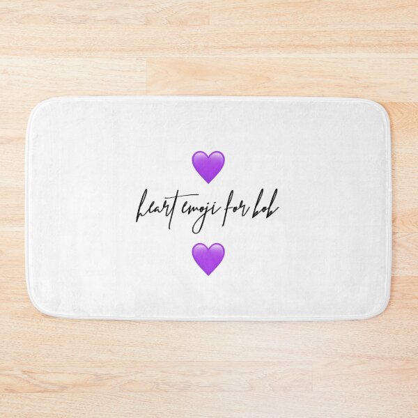 Item preview, Heart Emoji For Bob (black text) designed and sold by rynbower.