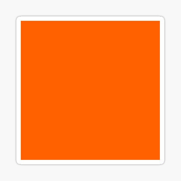 Salamander Orange Pantone 179 Sticker