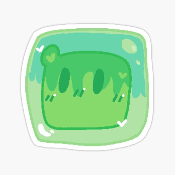 Minecraft Slime Sticker By 34pokemon Redbubble