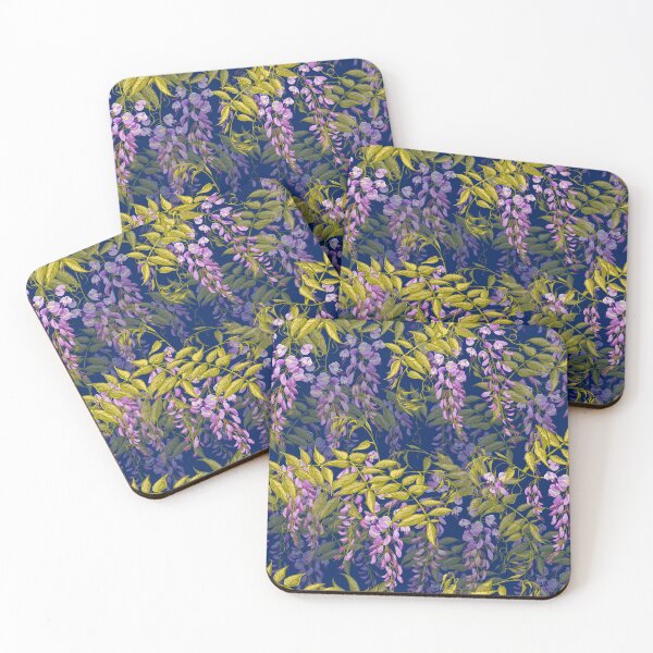 Item preview, Wisteria Dream | Navy designed and sold by L Diane Johnson.