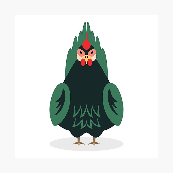 Cute Chicken Photographic Print