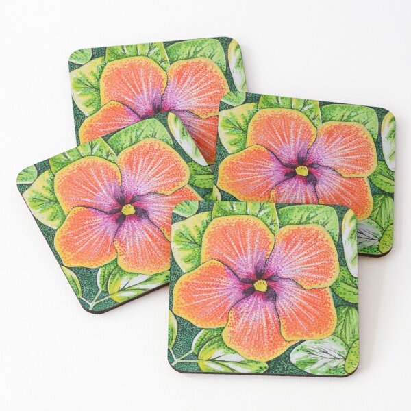 Item preview, Pointillist Hibiscus designed and sold by teressajackson.