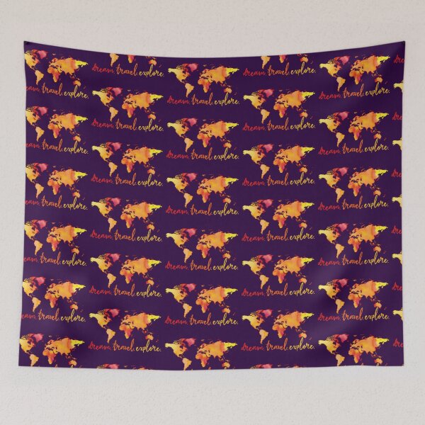 Item preview, Dream, travel, explore designed and sold by GoonanAdventure.