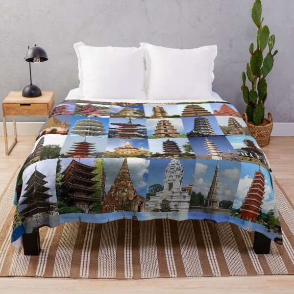 Item preview, Pagodas designed and sold by Montage-Madness.