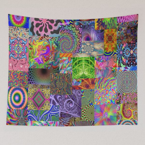 Item preview, Psychedelic designed and sold by Montage-Madness.