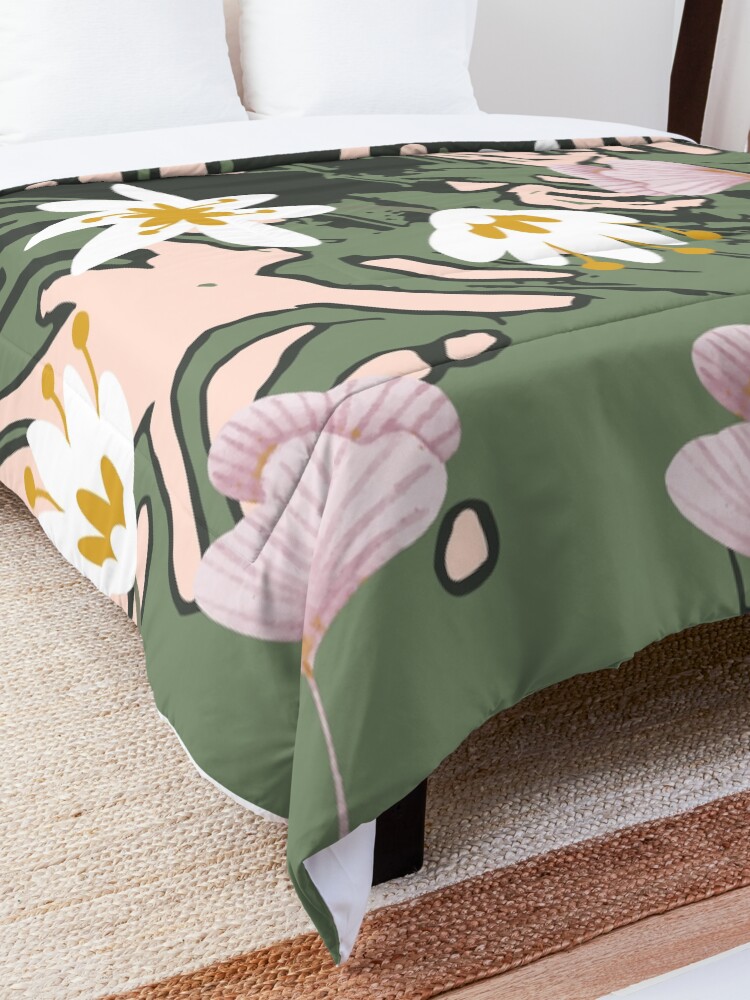 Alternate view of Botanical Blush Comforter