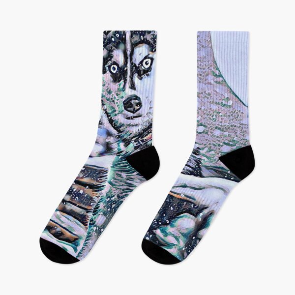 Item preview, Husky in the Snowy Night designed and sold by Alyxandre.