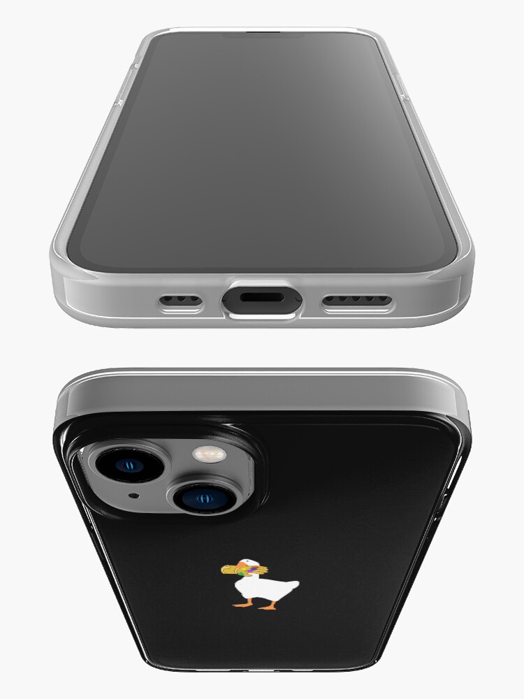 "Untitled Goose Game Goose with Infinity Gauntlet" iPhone Case for