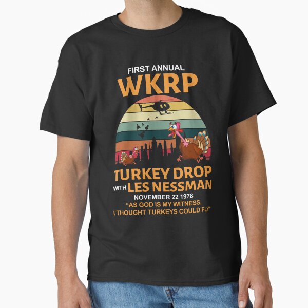 Item preview, First Annual WKRP Turkey Drop With Les Nessman designed and sold by CharlieLindgren.