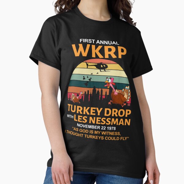 Item preview, First Annual WKRP Turkey Drop With Les Nessman designed and sold by CharlieLindgren.