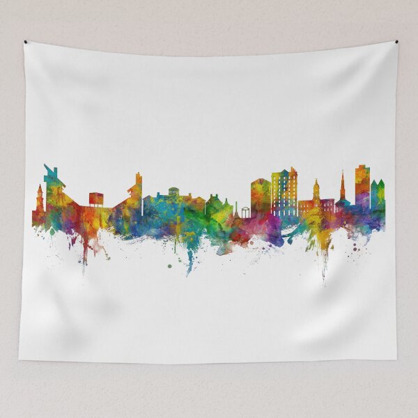 Item preview, Athens Georgia USA Skyline designed and sold by ArtPrints.