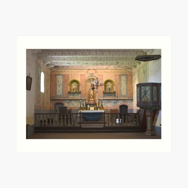 Altar at La Purisima Art Print