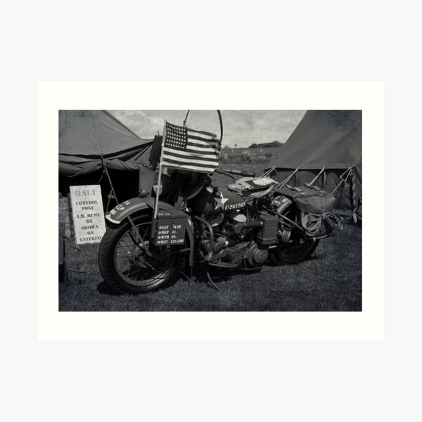 Harley-Davidson WLA Art Print