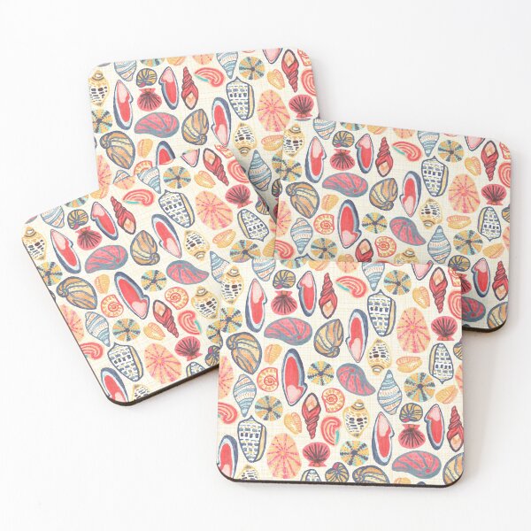 Item preview, Gouache Seashells  designed and sold by TigaTiga.
