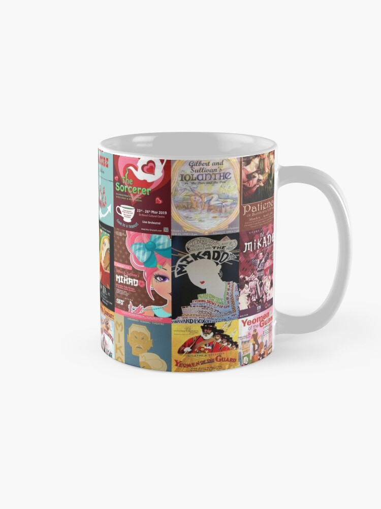 Thumbnail 5 of 6, Coffee Mug, Gilbert and Sullivan Opera Posters designed and sold by Montage-Madness.