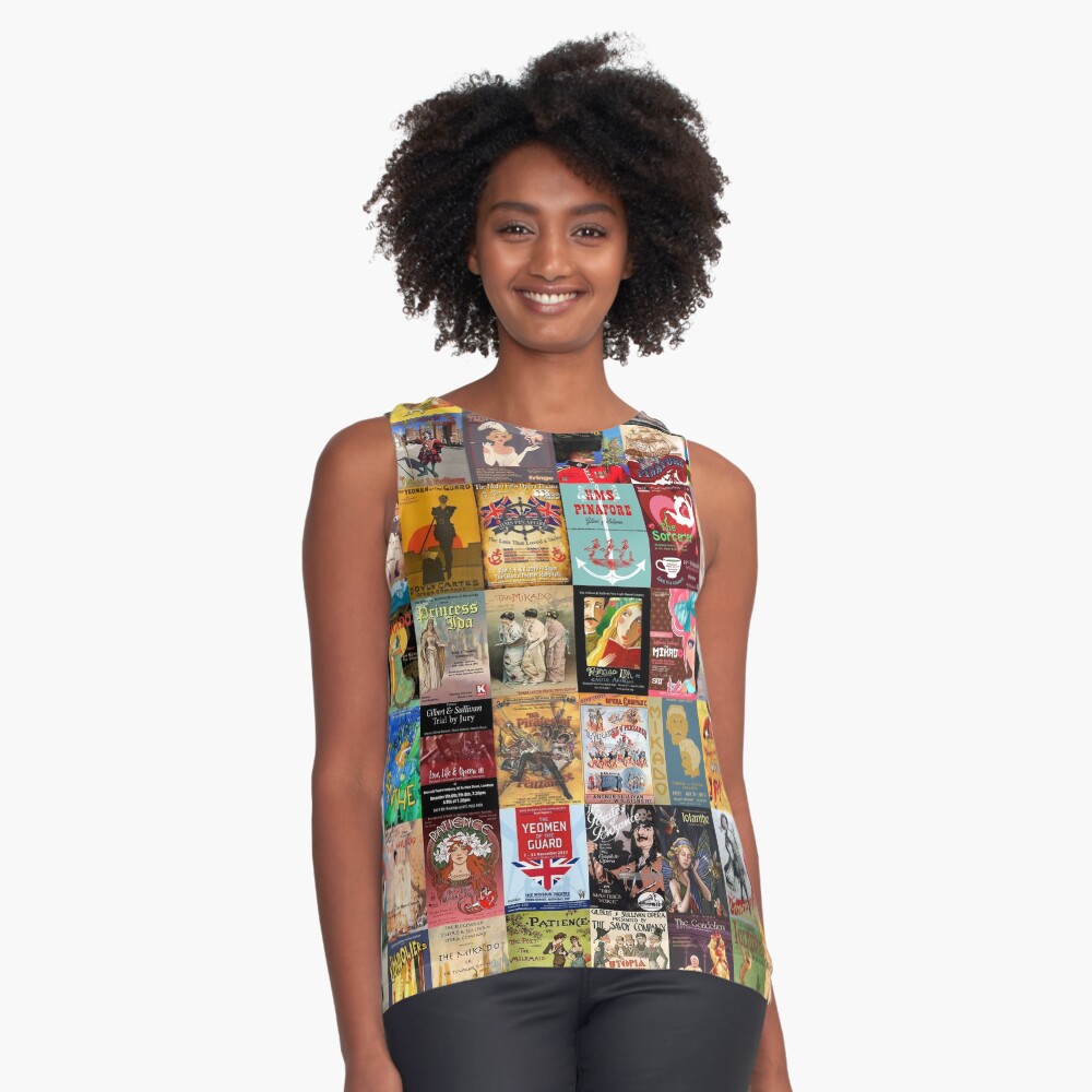 Item preview, Sleeveless Top designed and sold by Montage-Madness.