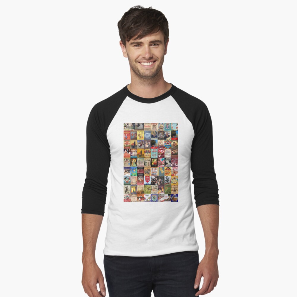 Item preview, Baseball ¾ Sleeve T-Shirt designed and sold by Montage-Madness.