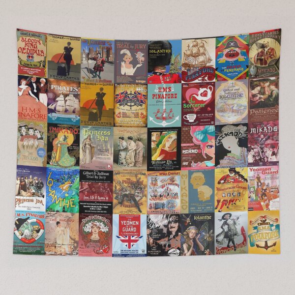 Item preview, Gilbert and Sullivan Opera Posters designed and sold by Montage-Madness.