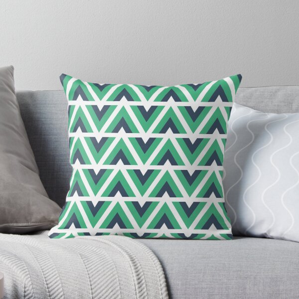 Vue.JS Pattern Throw Pillow