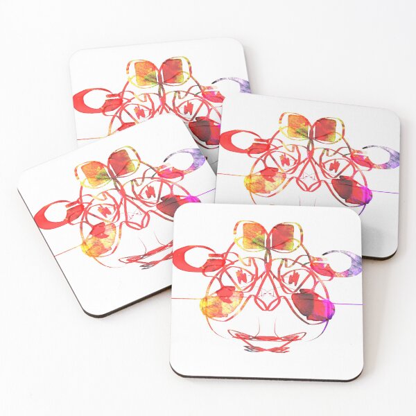 Item preview, colorful cows face  designed and sold by ralick.