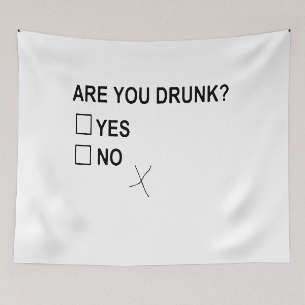 Item preview, Are You Drunk Yes No Checkbox Party Fun designed and sold by taiche.