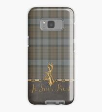 TARTAN LEATHER JE SUIS PREST Case/Skin for Samsung Galaxy