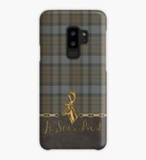 TARTAN LEATHER JE SUIS PREST Case/Skin for Samsung Galaxy