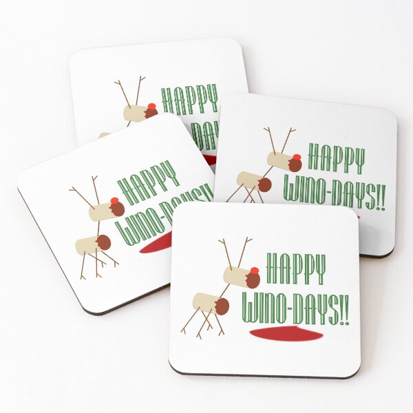 Item preview, Happy Wino-days! || Cork Reindeer  designed and sold by KDNK.