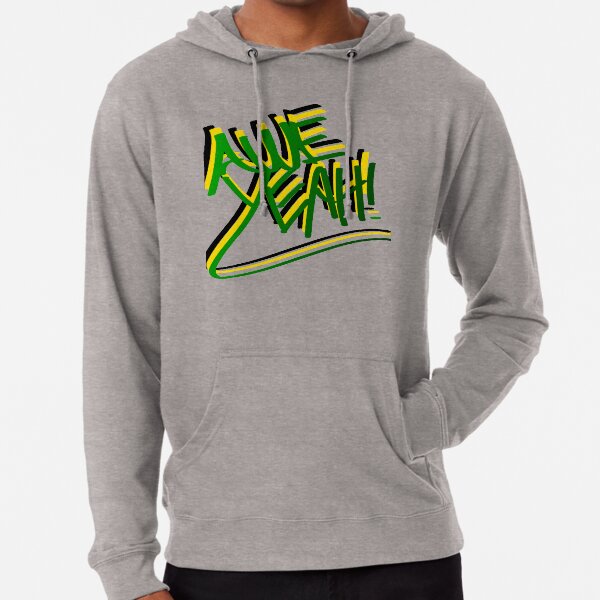 Awe Yeah! (Line Graffiti Style) Lightweight Hoodie