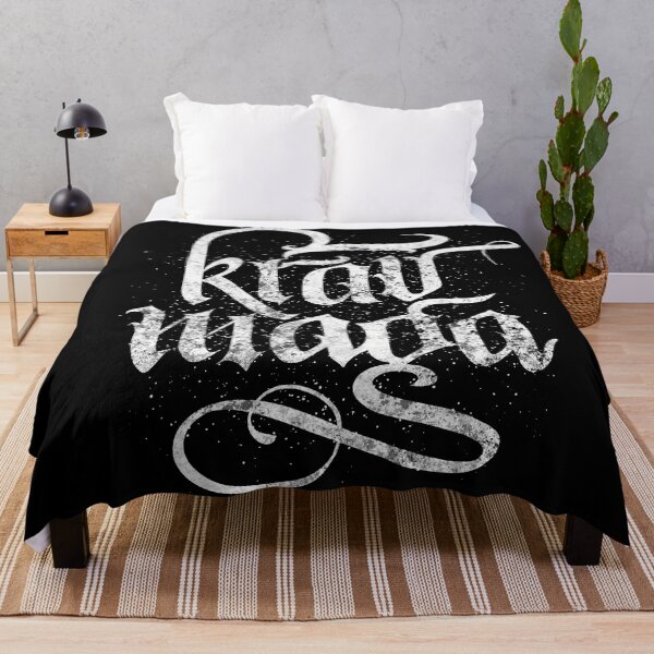 Item preview, Krav Maga MMA Israeli Self Defense Black Letter designed and sold by RAWWR.