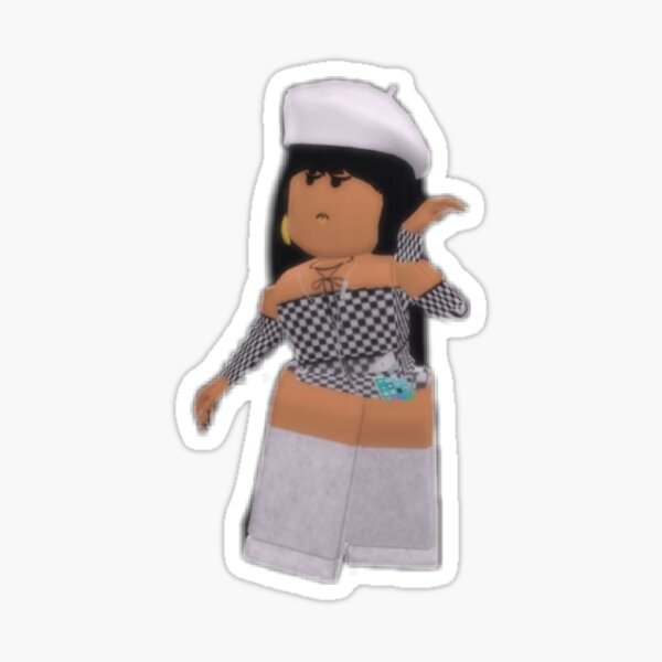 Roblox Bitch Sticker By Lmaohellobich Redbubble - aesthetic roblox outfit baddie them