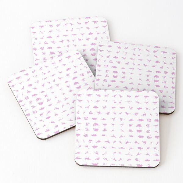 Item preview, Pink Dinosaur repeating pattern - Jurassic Park, T-Rex, Dino Patterned designed and sold by S Hazelwood .