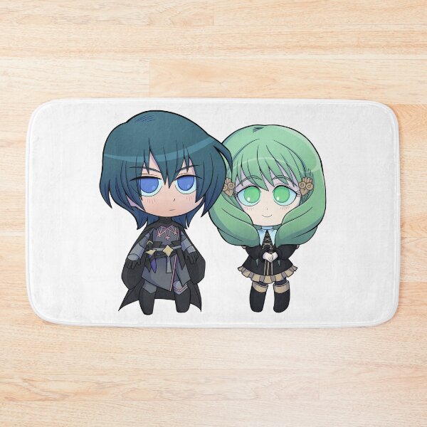 Item preview, Byleth (M!Byleth) and Flayn - Fire Emblem Three Houses - Chibi Cuties designed and sold by kickgirl.